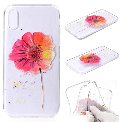 

Phone Case For iPhone  Max XR  X 8 8 Plus 7 Plus 6 6 Plus 5 SE 5S Simple Ultrathin Flower Pattern Soft TPU Case Back Cover