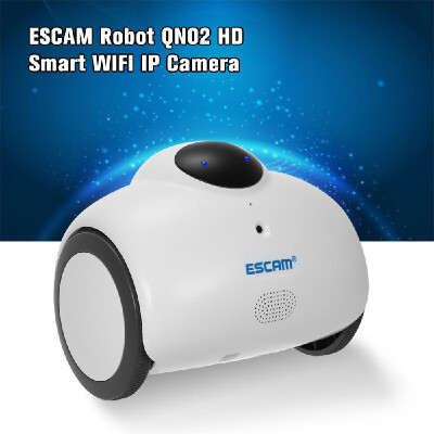 

ESCAM Robot QN02 HD 720P Smart WIFI IP Camera Wireless Touching Interaction Baby Monitor Support Two Way Audio Sensing Expressions