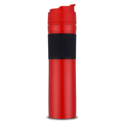 

300ml Portable French Press Coffee Maker Vacuum Insulated Travel Mug
