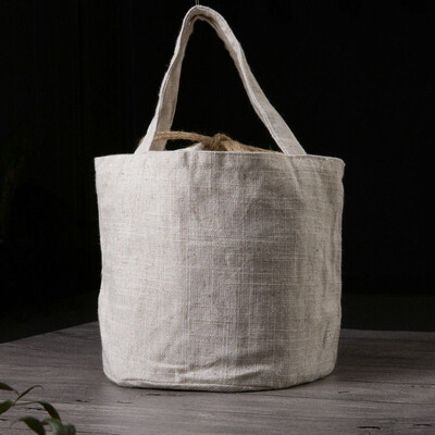

Pu-erh Tea Cake Loose Tea Plain Linen Storage Bag Home Kitchen Organization Extra Large