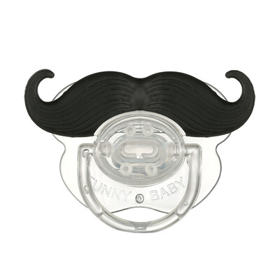 

Funny Mustache Pacifier Silicone Pacifier Mustache BPA Free for Baby Infant Newborn