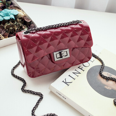 

Famous Brand Diamond Lattice Messenger Bags Luxury Chain Bag Quilted Designer Handbags Women Pink Vintage Small Crossbody Bags