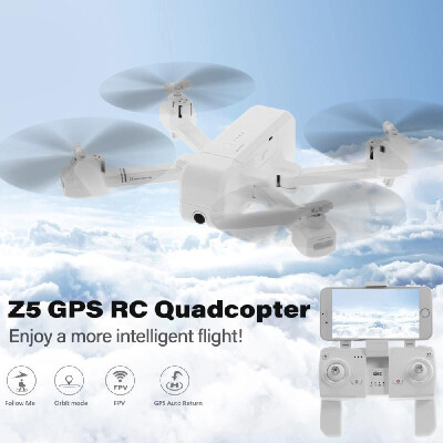 

SJ RC Z5 GPS RC Drone with Camera 1080P Wide-angle Wifi FPV Auto Return Follow Me Gesture Photo RC Quadcopter