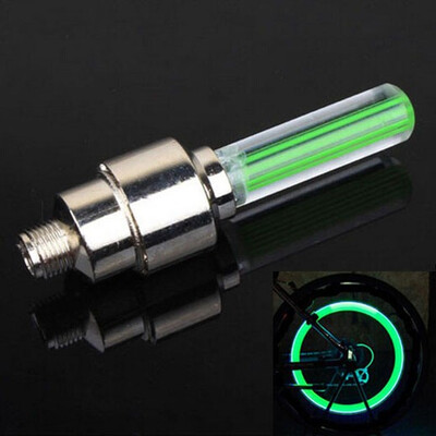 

2PCS bike light mountain road bike bicycle lights LEDS Tyre Tire Valve Caps Wheel spokes LED Light no battery