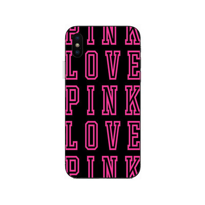 

Pink nation Style VS Victoria Soft Silicone Painting Case For Apple iPhone 6 6s 7 8 Plus X XR XS Max Soft TPU Printed Cover