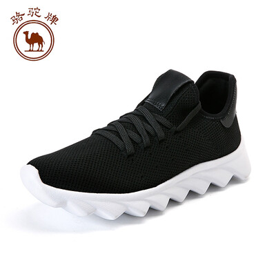 

Camel shoes womens shoes flying woven sports fashion flat casual light running W91043502 black 36230 yards