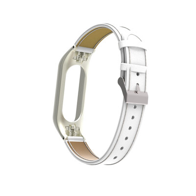 

Genuine Leather Bracelet for Xiaomi Mi Band 3 Strap Watch