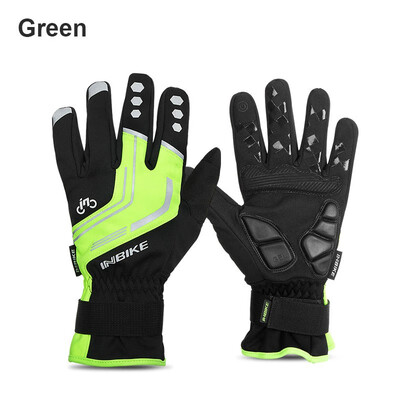

INBIKE 2019 Winter Cycling Gloves Gel Padded Thermal Full Finger Bike Bicycle Gloves Touch Screen Windproof Women Mens Gloves