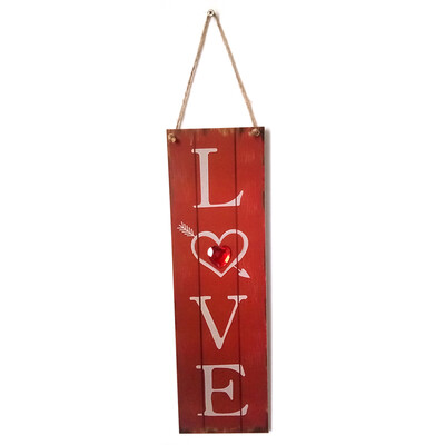 

Vintage Style Wooden Wall Hanging Decoration Board Handmade Rustic Signs Door Ornaments Plaque Hanger Holiday Valentine Gift