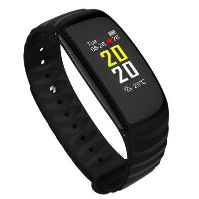

New H107 smart bracelet color screen heart rate blood pressure monitoring waterproof weather sports bracelet