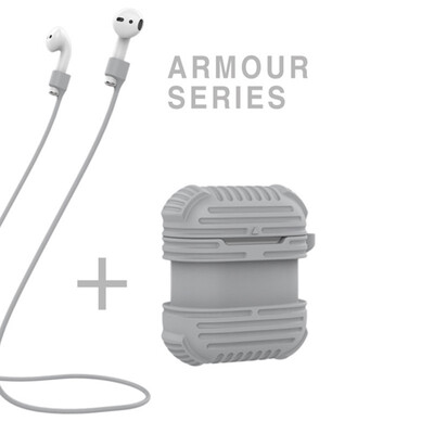 

Ai Simai airpods protective cover Apple Bluetooth headset silicone sleeve with anti-lost rope anti-fall two-in-one suit