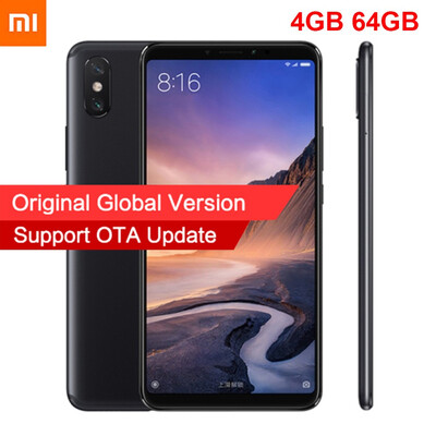 

Original Global Version Xiaomi Mi Max 3 4G Phablet 69 inch MIUI 9 Octa Core 18GHz 4GB RAM 64GB ROM