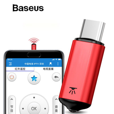 

Baseus R02 Type-C Jack Universal IR Remote Control For Samsung Xiaomi Smart infrared Control l for TV Aircondition STB DVD