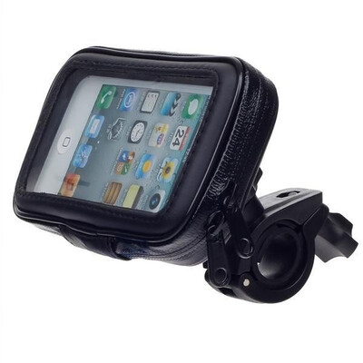 

m-05 motorcycle bicycle water resistant 4 port holder stand for gps u00a8c black for iphone 5s