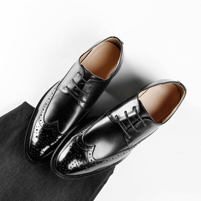 

High-end business suit breathable belt single leather shoes wedding shoes fashion