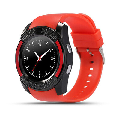 

Bluetooth V8 Smart Watch Smartwatch WomenMen Phone Clock Call SIM TF Camera Clock Support BT 40 For Android Round Watch