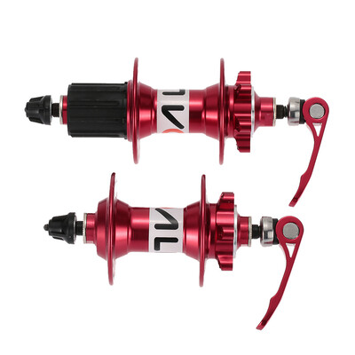 

Lixada MTB Mountain Bicycle 32H Disc Brake Hub Set Aluminum Alloy Front Rear Hub with Quick Release Lever Skewers