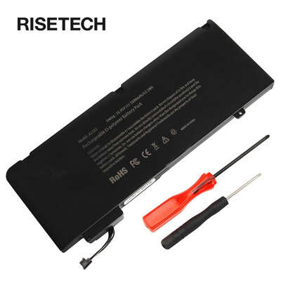 

RISETECH A1322 Laptop Battery For Apple MacBook Pro 13 Inch A1278 A1322 2009 2010 2011 2012 Version 1095V 5800mAh 635Wh