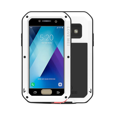 

Luxury Metal Armor Case For Samsung Galaxy A5 A3 2017 Phone Shockproof 360 Full Body Protective Cover For Samsung A5 2017 Case