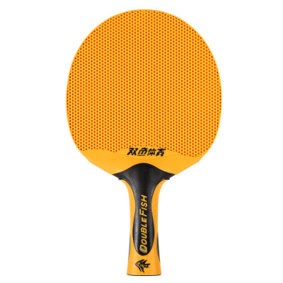 

Double Fish Plastic Rubber Table Tennis Racket Ping Pong Bat Paddle Long Handle