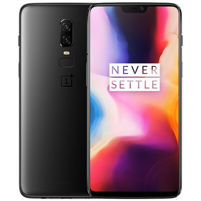 

One plus 6 mobile phone factory value black model 10