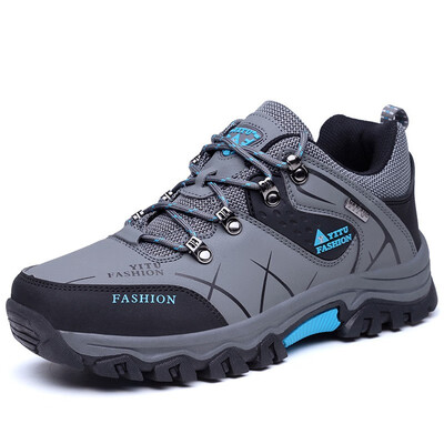 

IDIFU Mens Non Slip Outdoor Sports Trekking Hiking Backpacking Mountaineering Climbing Shoes Sneakers