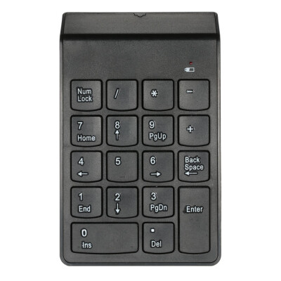 

24G USB Numeric Keypad Wireless Number Pad 18 Keys Mini Digital Keyboard for iMacMacBookMacBook AirPro Laptop PC Notebook Desk