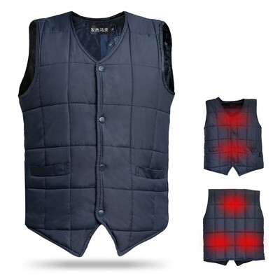 

Winter Warm Waistcoat Women Men Far Infrared Heating Vest Electric Heated Jacket Winter Warmer Coat Fishing Climbing Exploration S