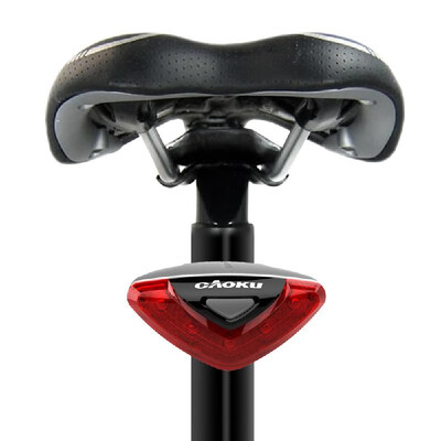 

Cycling Bike Bicycle Super Bright Red 5 LED Rear Tail Light 4 Modes Lamp for Seatpost Rainproof