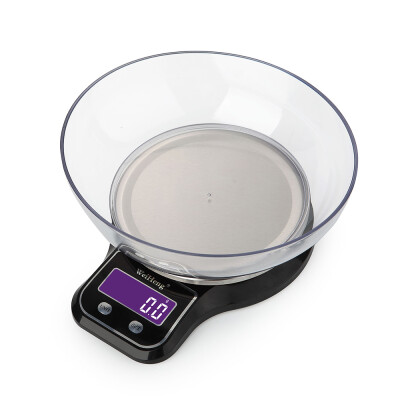 

WeiHeng Kitchen Scale Food Scale Mini Electronic Platform Scale Digital Scale with Stainless Steel Platform Scale with Weighing Bo