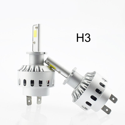 

1Pair Automobile 12v 90w 7p led Headlamp 6500k Spotlight COB LED fog lights Headlights 9006 9005 H1 H4 H7 H11 Auto Front Lamp Pro