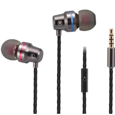 

S500i Bss in Ear Metal Headset with Microphone 35mm Jack Stereo Dynamic Earbuds Phone Computer MP3 Earphones Universal Earplugs