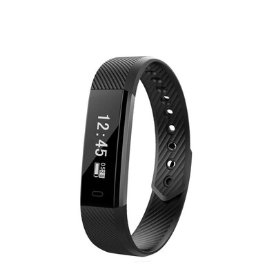

ID115 Smart Fitness Tracker Heart Rate Monitoring Bracelet for iPhone Android