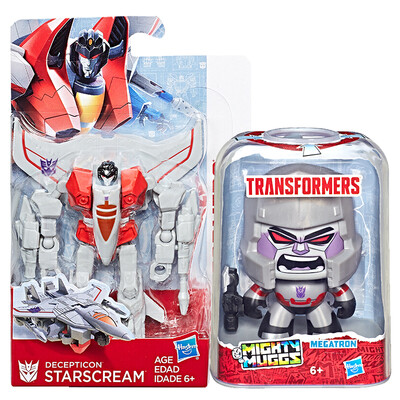 

Hasbro Transformers Boys&Girls Childrens Toys Storm Series Starscream E1166Cool Head Faces Dolls Megatron E3463