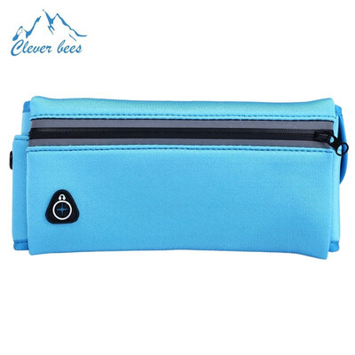

CLEVERBEES Unisex Water Resistant Running Cycling Mobile Phone Pouch Waist Pack Belt Bag