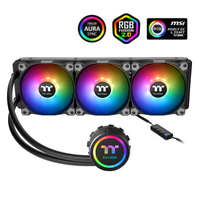 

Tt Thermaltake Water 30 360 ARGB integrated water-cooled CPU cooler multi-platform RGB cold head linkage Pure ARGB fan 360 cold row