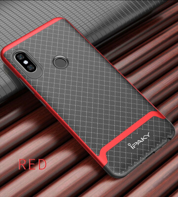 

IPAKY Silicone Case For Xiaomi redmi note 5 Anti knock TPU PC frame Full Protection Redmi note 5 Case 360 shockproof Cases