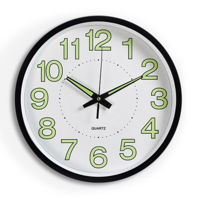 

12 inch Luminous Wall Quartz Clock Home Decorations