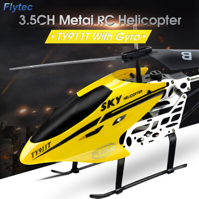 

Flytec TY911T 35CH Metal RC Helicopter with Gyroscope for Kids Toys Children Gift