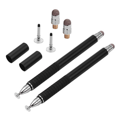 

2-in-1 Precision Stylus Pen with Conductive Head&Disc Tip Universal Touchscreen Pen for All Capacitive Touchscreens Cell Phone