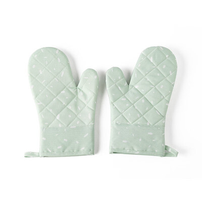 

NeillieN Home cloth gloves microwave oven gloves thick insulation gloves kitchen oven glovesSlip-proof heat-insulating gloves