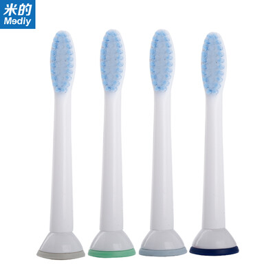 

Mediy electric toothbrush head standard 4 sticks sensitive care type for Philips electric toothbrush HX3HX6HX9 beginning model M-HX03 four-color color ring