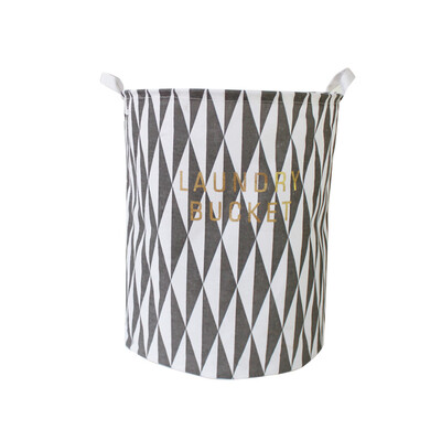 

Fresh Style Dirty Clothes Folding Storage Bucket Large Capacity Water-Resistant Coating Laundry Toy Storage Basket