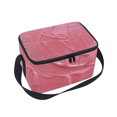 

ALAZA Lunch Box Insulated Abstract Texture Lunch Bag Large Cooler Tote Bagfor Men Women