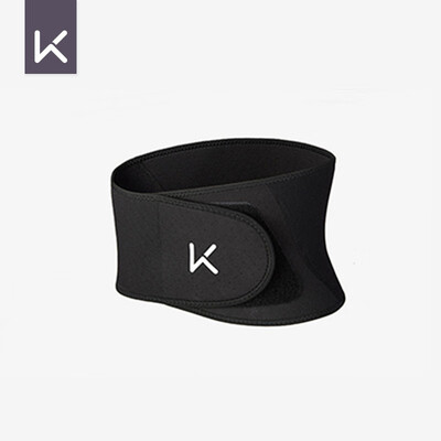 

Keep Lightweight Sports Waist Fitness Lightweight Breathable Support Anti-waist Disc Highlight Black XL Code