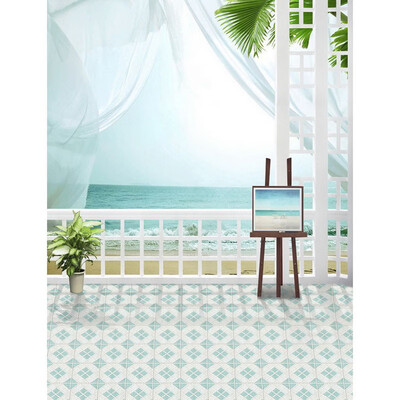 

Seascape Photo Backdrop 57FT Vinyl Fabric Cloth Digital Printing Photo Background s-2439