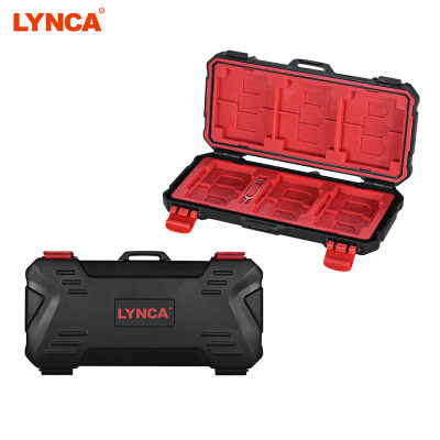 

LYNCA KH 15 Water-resistant XQDCFTFMSDSDMicro SIMNANO Memory Card Case Box Keeper Carrying Holder Storage Organizer 36 Slots