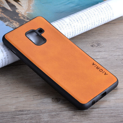 

Case for Samsung Galaxy A8 plus 2018 coque Luxury Vintage leather Skin covers for Samsung Galaxy A8 Plus 2018 phone case funda