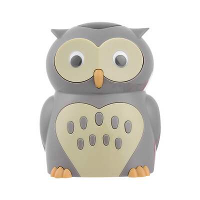 

Cute Electric Pencil Sharpener School Supplies Sharpen Pencil Knife Safe Fast Automatic Sharpeners for Students Kids Cartoon Owl