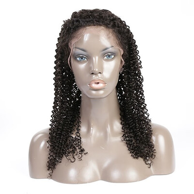 

130 Density Lace Frontal Wig Deep Curly 100 Human Hair